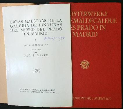 Meisterwerke der Gemaldesammlung des Prado in Madrid (con trad. spagnolo) - copertina