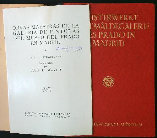 Meisterwerke der Gemaldesammlung des Prado in Madrid (con trad. spagnolo)