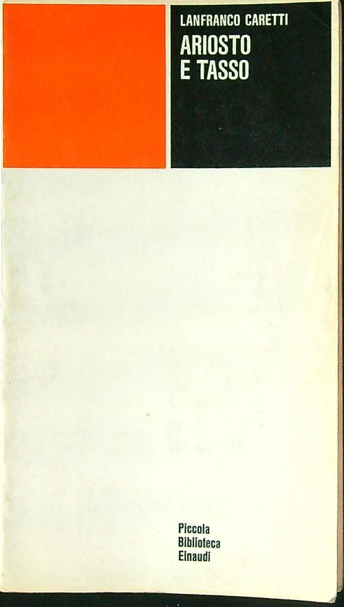 Ariosto e Tasso