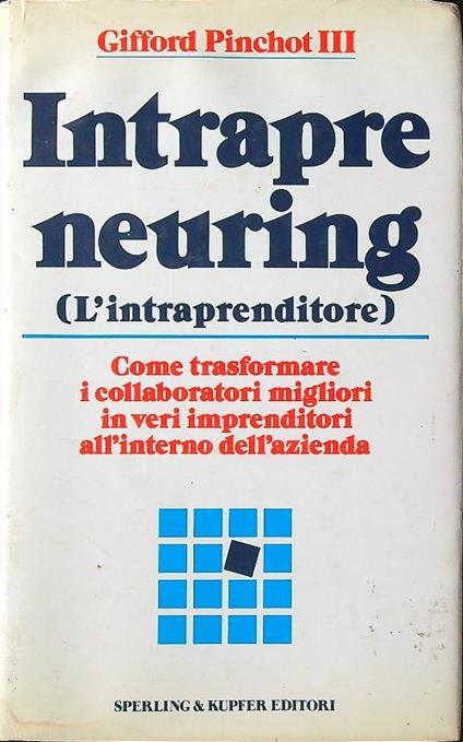 Intrapreneuring (L'intraprenditore) - copertina