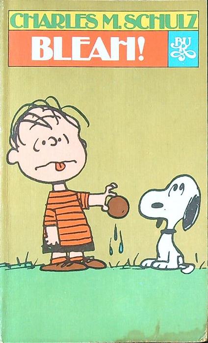 Bleah! - Schulz - copertina