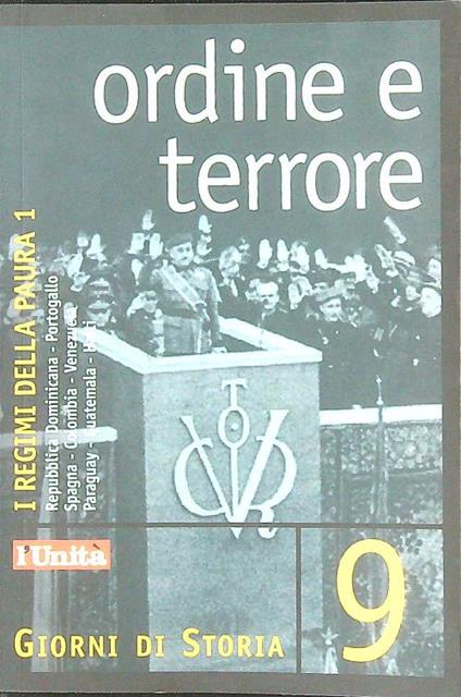I regimi della paura 1 - Ordine e terrore - copertina