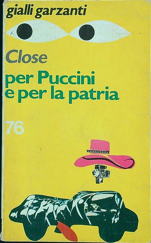 Per Puccini e per la patria - copertina