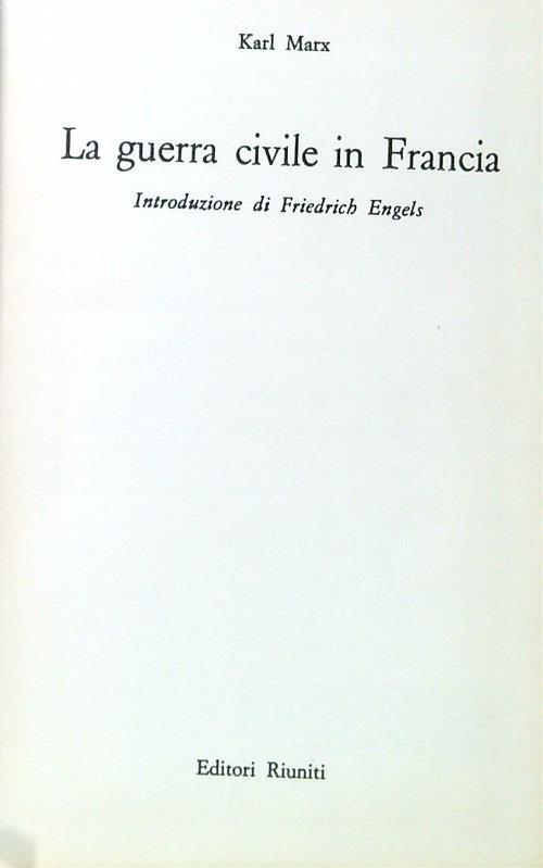 La guerra civile in Francia