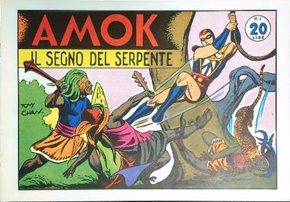 Amok - Il segno del serpente - copertina