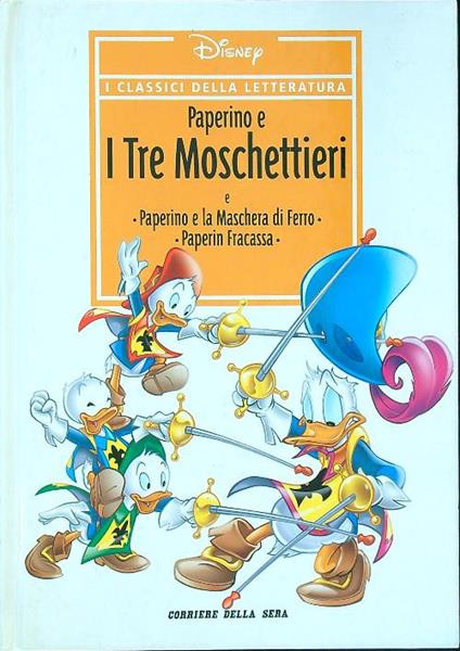 Paperino e i Tre Moschettieri - copertina
