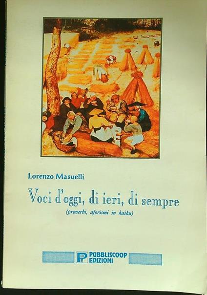Voci d'oggi, di ieri, di sempre - Lorenzo Masuelli - copertina