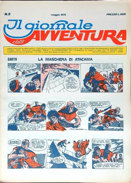 Il giornale dell'avventura n. 9/maggio 1975 - copertina