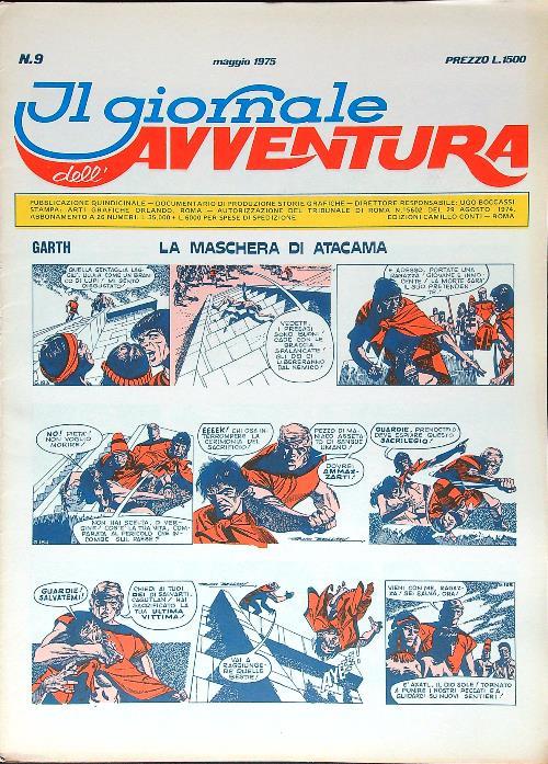 Il giornale dell'avventura n. 9/maggio 1975 - copertina
