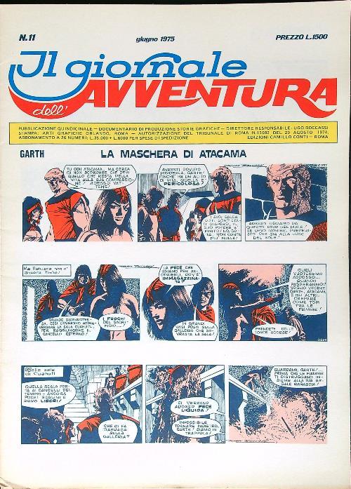 Il giornale dell'avventura n. 11/giugno 1975 - copertina