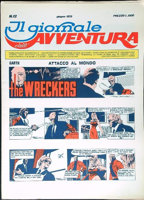 Il giornale dell'avventura n. 12/giugno 1975 - copertina