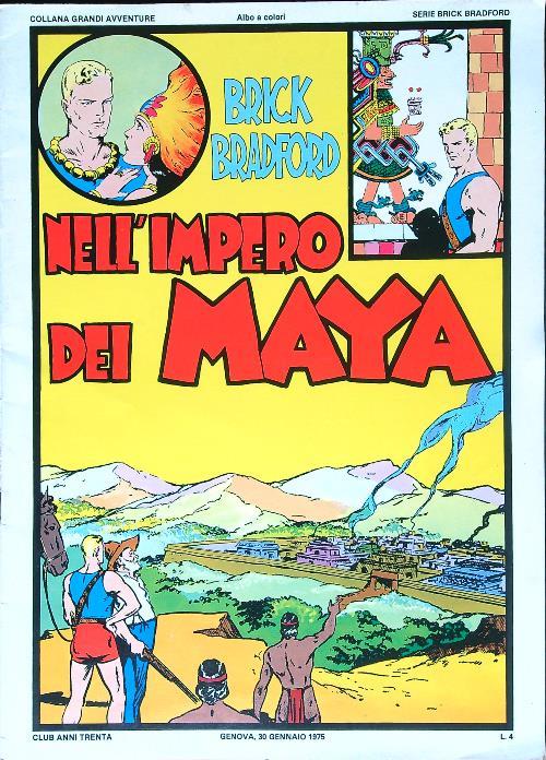 Brick Bradford nell'impero dei Maya - copertina