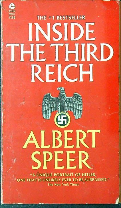 Inside the Third Reich - Albert Speer - copertina