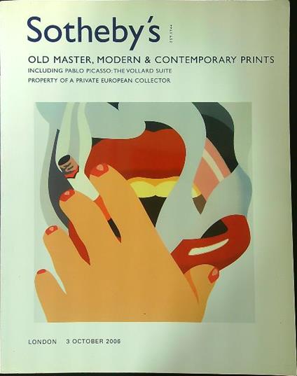 Old master, modern & contemporary prints - copertina