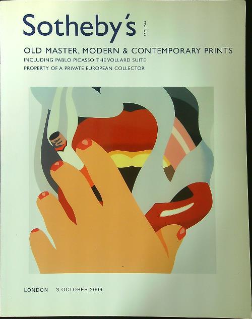 Old master, modern & contemporary prints