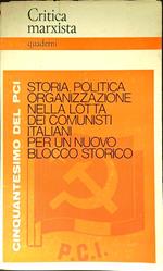 Storia, politica organizzazione nella lotta dei comunisti italiani per un nuovo blocco storico
