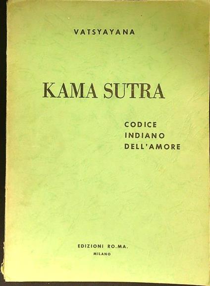 Kama sutra - Mallanaga Vatsyayana - copertina