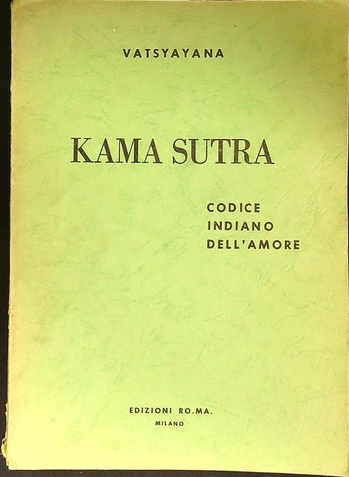 Kama sutra - Mallanaga Vatsyayana - copertina