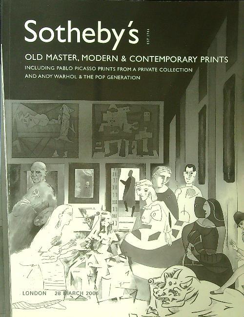 Old master, modern & contemporary prints march 2006 - copertina