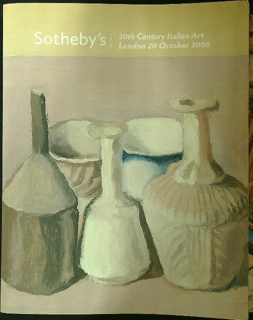 20th Century Italian Art october 2008 - copertina