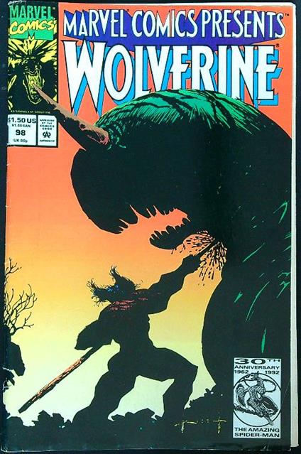 Marvel comics 98/1992 - copertina