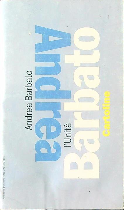 Cartoline - Andrea Barbato - copertina