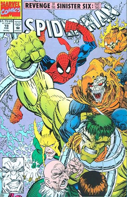 Spider-Man 19/February 1992 - copertina