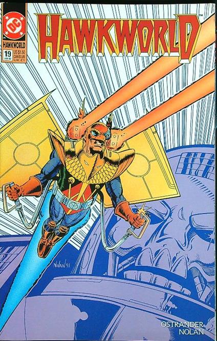 Hawkworld 19/January 1992 - copertina