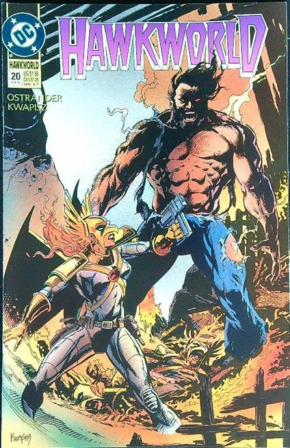 Hawkworld 20/feb 92 - copertina