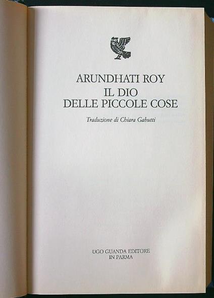 Il dio delle piccole cose - Arundhati Roy - copertina