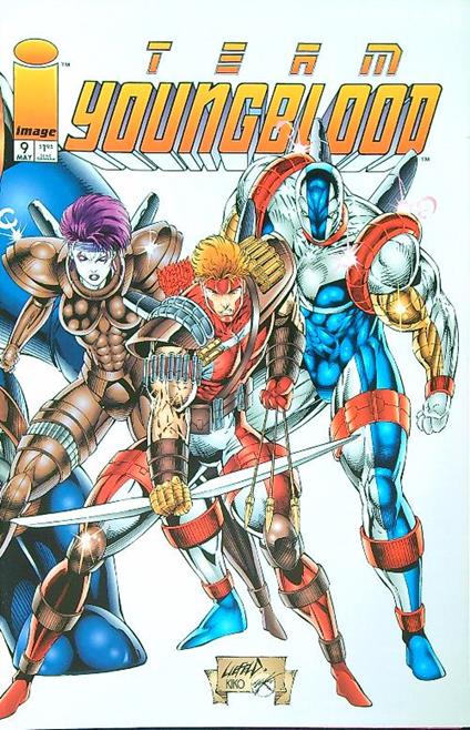 Team Youngblood 9/May 1994 - copertina