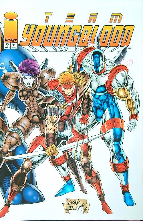 Team Youngblood 9/May 1994 - copertina