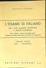 L' esame di italiano vol. 3 - L'ottocento