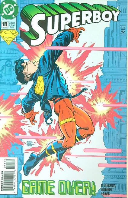 Superboy 11/January 1995 - copertina