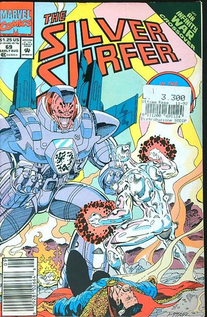 Silver Surfer 69/August 1992 - copertina