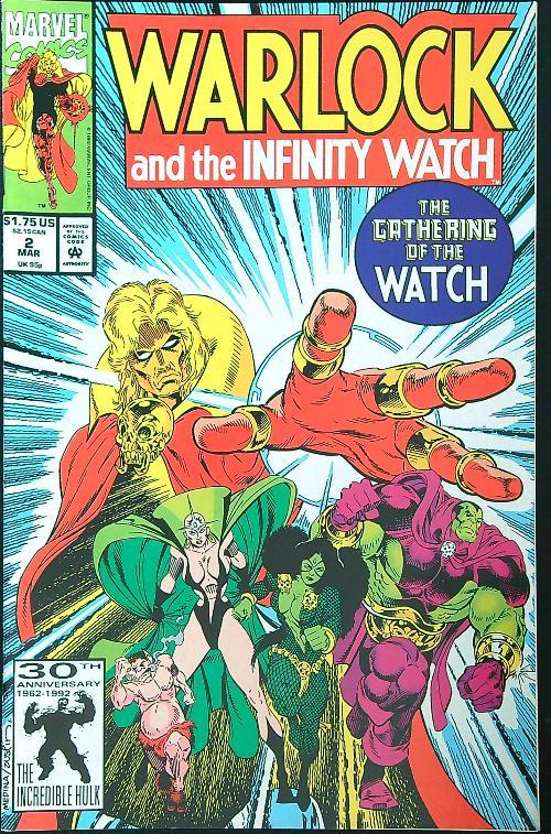 Warlock and the infinity watch 2/March 1992 - copertina