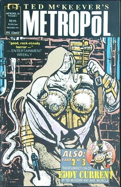 Ted McKeever's Metropol 10/January 1992 - copertina