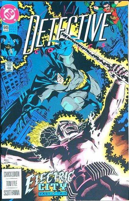 Detective comics 645/June 1992 - copertina