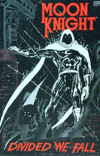 Marvel comics Moon Knight Divided we fall - copertina