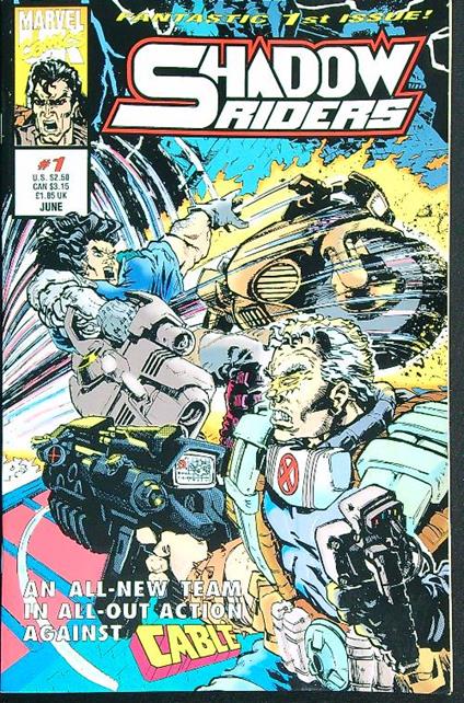Shadow riders 1/June 1993 - copertina