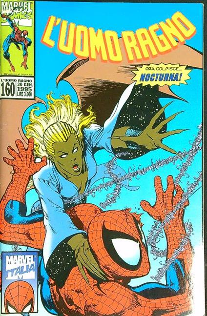 L' uomo ragno 160/30 gennaio 1995 - copertina