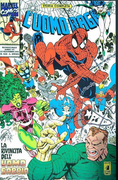 L' uomo ragno 132/30 novembre 1993 - copertina