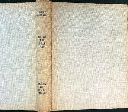 Prelude a la Belle Epoque - copertina