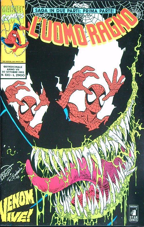 L' uomo ragno 130/30 ottobre 1993 - copertina