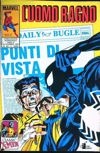 L' uomo ragno 63/30 dicembre 1990 - copertina