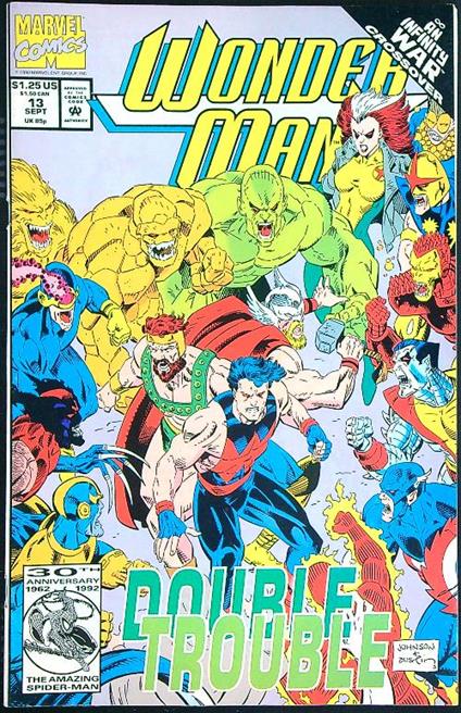 Wonderman 13/September 1992 - copertina