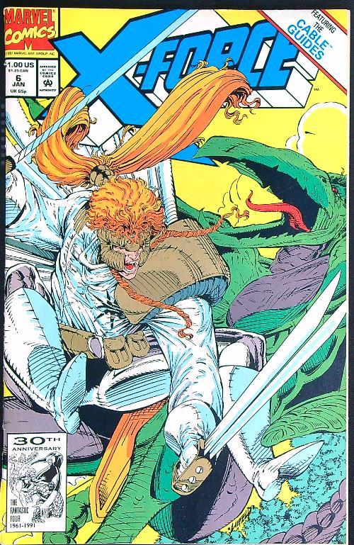 X-Force 6/January 1992 - copertina