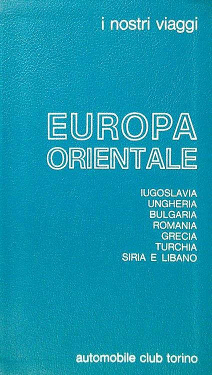 Europa Orientale - copertina