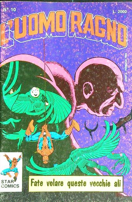 L' uomo ragno 10/febbraio 1988 - copertina