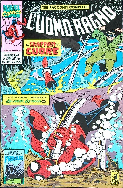 L' uomo ragno 129/ 15 ottobre 1993 - copertina